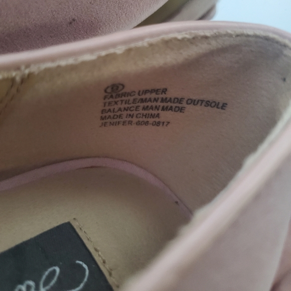 🎀 Blush Kilt Fringe Oxford Heels - Picture 8 of 11